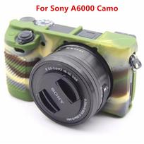 Minkštas silikoninis šarvuotas korpuso dėklas fotoaparatui Sony Alpha A6700 A6500 A6400 A6300 A6100 A6000 Guminė apsauginė odelė gray