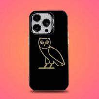 Drake O-OvO OWL Phone Case For iPhone 16,15,14,13,12,11,Pro,Max,Plus,Mini,XS,SE Anti Fall Black Matte Hard Bumper iPhone11