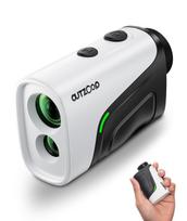 OUTZOOP Golf Laser Rangefinder OLED Fastest Compact and Optical Vibration IP54 Includes Carrying B1000PROF Red/Green Display, 3-Point Measurement,