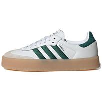 adidas Sambae Balti Žali Guminiai Moteriški Sportbačiai Debesies Baltumo Kolegiška Žalia ID0440 39⅓ white