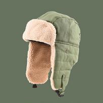 Unisex Winter Thunderbolt Ear Protection Cap Padded Thickened Warm Design Ski Cycling Outdoor Coldproof Cotton Casual Hat One Size beige