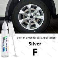 For LEXUS RX Touch Up Paint Wheel Repair Kit Quick And Easy Wheel Scratch Repair Rim Paint For Car Wheel Repair Silver Black F Silver