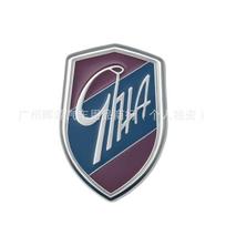 2PCS Car Sticker Emblems GHIA Side Shield Logo Marked Stickers 1PC
