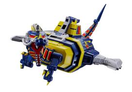 TAMASHII NATIONS Soul of Chogokin Space Sheriff Gavan Electronic Star Beast Dollar Giran ABS Movable Figure GX-106 & Disk, Approx. 270mm, Die-cast, & gray