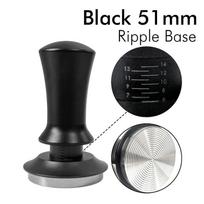 Coffee Tamper 55mm 53mm 51mm Ripple Base Leveling Constant Pressure Calibrated Spring Loaded Barista Tools Espresso Accessories 51mm juoda