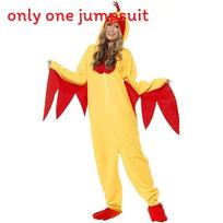 Halloween Chicken Onesie With Cotton Blend Material For Costume Parties XL yellow