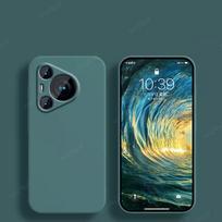 For Huawei Pura 70 Case Cover Huawei Pura 70 Capas Phone Bumper Back Shockproof Liquid Silicone TPU Soft Fundas Huawei Pura 70 Huawei Pura 70 black
