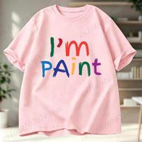 Matching Couple T Shirts I Love To Finger Paint Im Paint Funny Husband Wife Matching Tee Aesthetic Short Sleeve Tops Gifts 4XL white