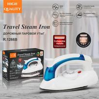 800W Household Handheld Steam Iron Mini Electric Iron Foldable Travel Small Portable Ironing Machine white