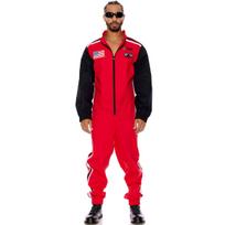 S-XXL onesie COS suit men's racing suit F1 locomotive suit DS lead dance uniform hot dance cheerleading performance suit XXL red