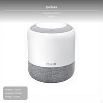 connected audio Speaker, Voice Assistant, BT, Home AI Speaker Sound Standard Flagship white