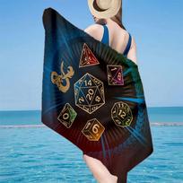 Dungeons & Dragons Beach Towel, Super Soft Microfiber, Gift for Her/Him, Birthday, for Pool, Beach, Travel, Home Decor Fan gifts 70cmx140cm(27x55inch)