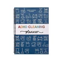 ADHD Valymo Planuoklis Suaugusiems ir Paaugliams - Dienos, Savaitės ir Mėnesio Valymo Tvarkaraštis & Kontrolinis Sąrašas, Daugkartinio Naudojimo Namų Ūkio Organizatorius A