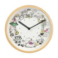 Moomintimepieces Moomin Wall Wreath MTP030018 Clock, Color, white