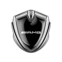 1/2Pcs Car Metal Shield Logo Body Trunk Fender Stickers For Mercedes Benz AMG C260 W204 W205 W211 W212 W190 W213 W168 C300 W177 ee05