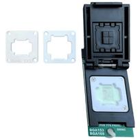EMMC BGA153 BGA169 Adapterio IC Lizdas T76 Programatoriui su Dviguba Galva Spyruokliniais Zondais Laikikliu black