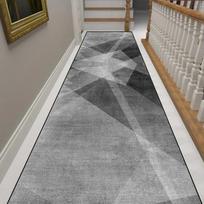 Modernus ir paprastas geometrinis ilgas juostinis kilimas, koridoriaus ir laiptų kilimas, atsparus nešvarumams kilimas, namų dekoracija 80X300CM (2.6X9.8FT