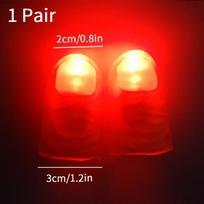 Luminous Finger Party Supplies Magic Show Glowing Thumb Scarry Theam Party Finger Glow in The Dark Home Party Decoration red