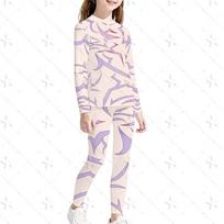 Unisex K-pop Demono Medžiotojo Vaikų Pieno Šilko Liekninantis Pagrindinis Rinkinys Size 160cm white