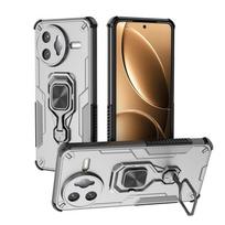 POCO F7 Pro 5G dėklas su magnetiniu žiedu, atsparus smūgiams šarvuotas telefono dėklas, skirtas Xiaomi POCO F7 Pro F7Pro, apsaugantis kamerą For POCO F7 Pro black