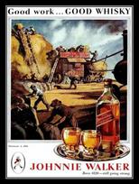 Johnnie Walker Retro vintage style metal sign man cave shed Home Decor plaque 20x30cm（7.8x11.8inch）