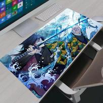 Mouse Pad Xxl Gamer Anime Large Pc Cabinet Rubber Carpet Tomioka Giyuu Deskmat Computer Gaming Accessories Black Mousepad 900x400x2mm white