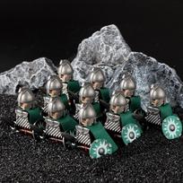 Medieval Military Crusaders Soldier Figures Building Blocks Castle Hospitaller Teutonic Knights Warrior Helmet Bricks Toy DT8901