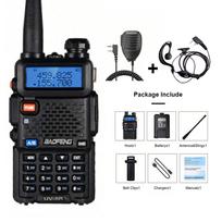 Baofeng UV-5R USB Ilgo Nuotolio Dviejų Juostų Radijo Stotis Ham Radijo Mėgėjams Su VHF UHF FM CB 128CH 2200mAh Nešiojama Rankinė Ilgo Nuotolio Dvipusio Ryšio Radijo Stotis