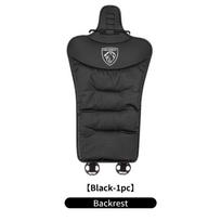 Velvetinis automobilio sėdynės užvalkalas Priekinės galinės sėdynės pagalvėlė Atlošo apsauginis kilimėlis Peugeot 407 508 2008 5008 307 308 3008 206 207 208 107