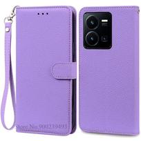 Dėklas Vivo Y35, atverčiamas odinis piniginės dėklas, skirtas Vivo Y35, piniginės knygelės telefono dėklas Vivo Y35 4G, dėklas Coque Fundas For Vivo Y35 4G