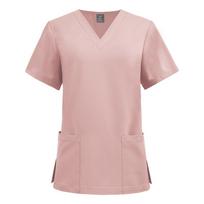 Single Top Quick-Drying Hand Wash V-Neck Dental Oral Hand Wash Beauty Salon Pet Hospital Doctor Nurse Uniform XXL white