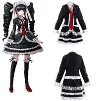 Pasipuoškite kaip Celestia Ludenberg su šiuo Cosplay kostiumų rinkiniu, puikiai tinkančiu konferencijoms XS juoda