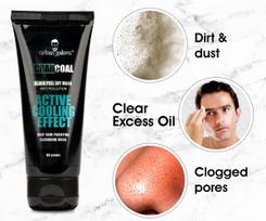 Urbangabru Combo - Peel Off Mask (60 Gm) for Remove Blackheads & Whiteheads and Anti Pollution Charcoal Face Wash (120 Gm) for Deep Pore Cleaning -