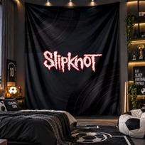 Wall Hanging Tapestry Slipknot Print Cloth for Living Room Bedroom Home Decor 100cmx150cm black