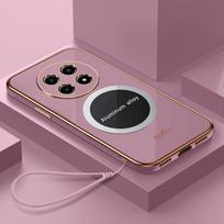 Dėklas Realme 12 5G, Dėklas Realme 13 12X 5G Narzo 70X 5G, Dengtas, Magnetinis pritraukimas, Smūgiams atsparus silikoninis galinis dangtelis Case & Strap&Realme Narzo 70X