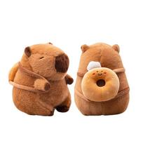 25/35/45/60cm Kapibaros pliušiniai žaislai Kawaii minkštos lėlės vandens delfinas namų dekoras žaislas animacinių filmukų gyvūnas pagalvė gimtadienio dovana vaikams 25cm beige