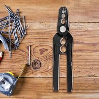 Pipe Repairing Pliers Plumbing Straightener with 6 Hole Easy to Use Repair Clamp for 1/4in 3/8in