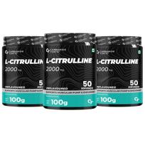 Carbamide Forte L Citrulline Powder 2000mg | Boosts Nitric Oxide, Pre Workout Supplements for Men & Women - Unflavoured - 50 SERVINGS - 100g (Pa