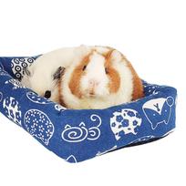 Natural Soft Bed Sleep Mat Soft Pad Toy for Small Animal Mouse Bed Hamster Rabbits Cushion Cage Cushion S beige