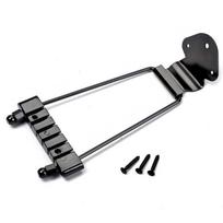 6 String Electric Guitar Tailpiece Bridge Replacement Enduring Metal Guitar Trapeze Tailpiece Bridge DIY Guitar Parts gray