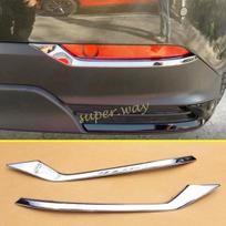For -2025 Lexus NX 350h 450h+ Chrome Car Rear Bumper Fog Light Cover Trims gray