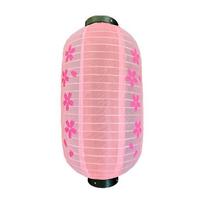 Rožinis vyšnių žiedų japoniško stiliaus apvalus žibintas atsparus vandeniui lauko patalpų restorano dekoras kabantys nuotraukų rekvizitai festivalio šviesos 30x30cm pink