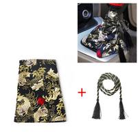 Universal Car Accessories Pattern Style Cotton Katana Shift Lever Knob Dust Cover Racing Samurai Sword Shift Knob Collars gray