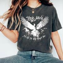 Stevie Nicks Shirt Fleetwood Mac Shirt Retro Stevie Nicks T-shirt All Size L white