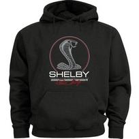 Shelby Ford Mustang Hoodie Hooded Sweatshirt Gifts Ford Mustang Cobra S black