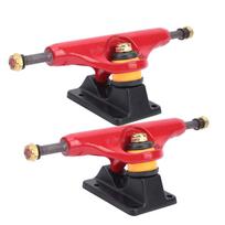 2PCS Set Professional Maple Skateboard Bracket Longboard Stand Outdoor Sports AccessoryRed raudona