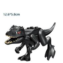 MOC Zoo Animal Building Block Accessories Set  Elephants Camel Deer Medieval Wolves Dinosaur Bricks Tyrannosaurus Model Toy