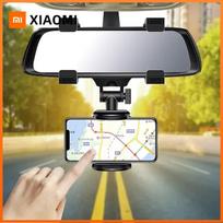 Xiaomi 360 Car Phone Holder Rearview Mirror Mount Bracket Navigation GPS Mobile Stand Clip Foldable Adjustable Car Cell Phone Support