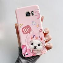 Skirta Samsung Galaxy S6 S7 S 7 Edge Silikoninis dėklas Mielas drugelis Minkštas TPU telefono galinis dangtelis Skirta Samsung Galaxy S7 Edge Dėklas Buferis Samsung S6