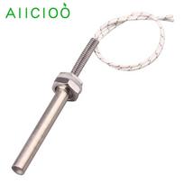 AIICIOO DC Water Heater 12V/24V/36V/48V Cartridge Heating Element M16 Tubular Electric Heater 100W 150W 200W 300W SUS304 150W